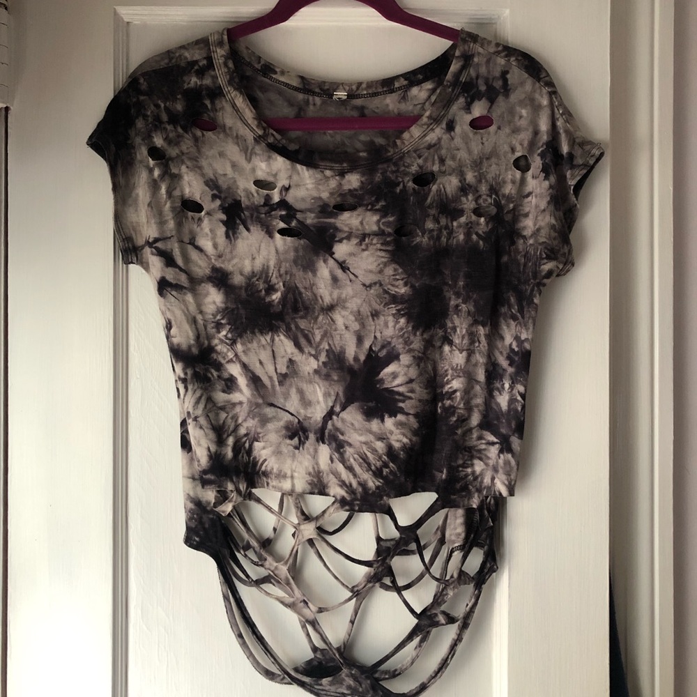 Tie-Dye Short Sleeve Top